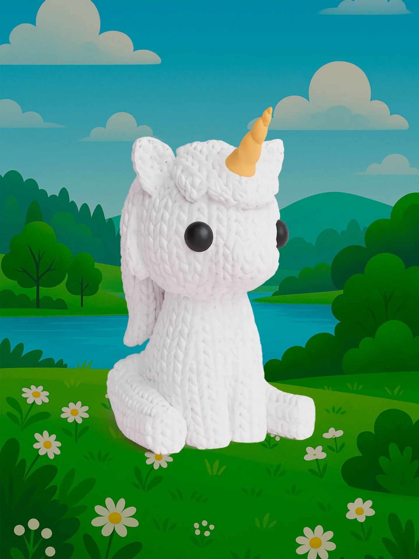 Единорог - Вязаная семейка