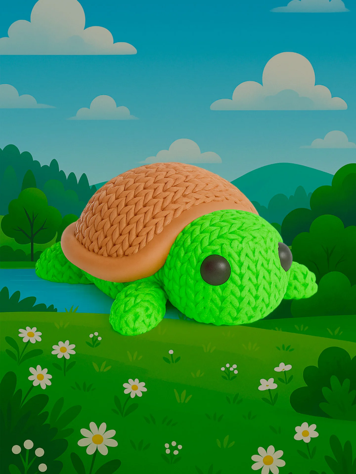 Черепашка - Вязаная семейка