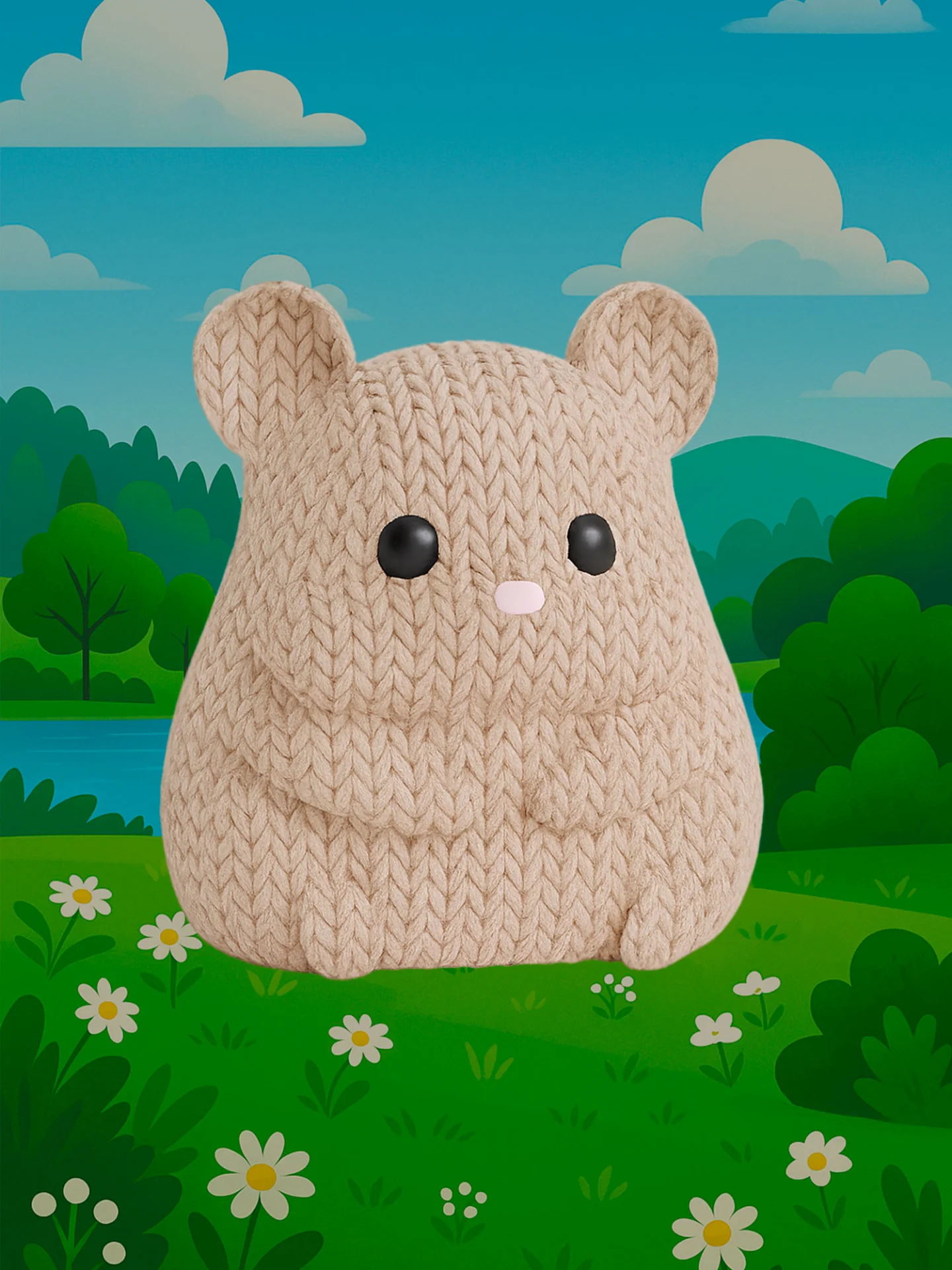 Хомяк - Вязаная семейка