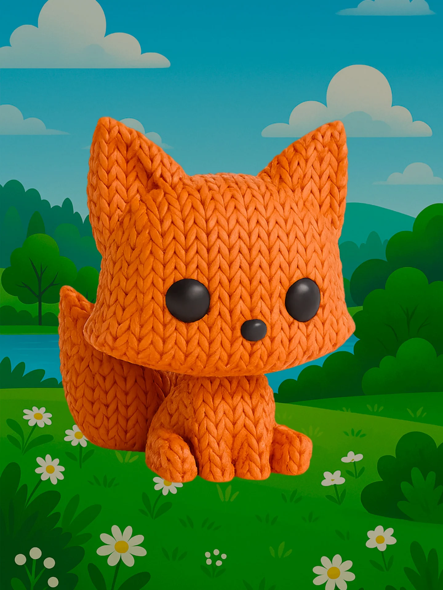 Лисичка - Вязаная семейка