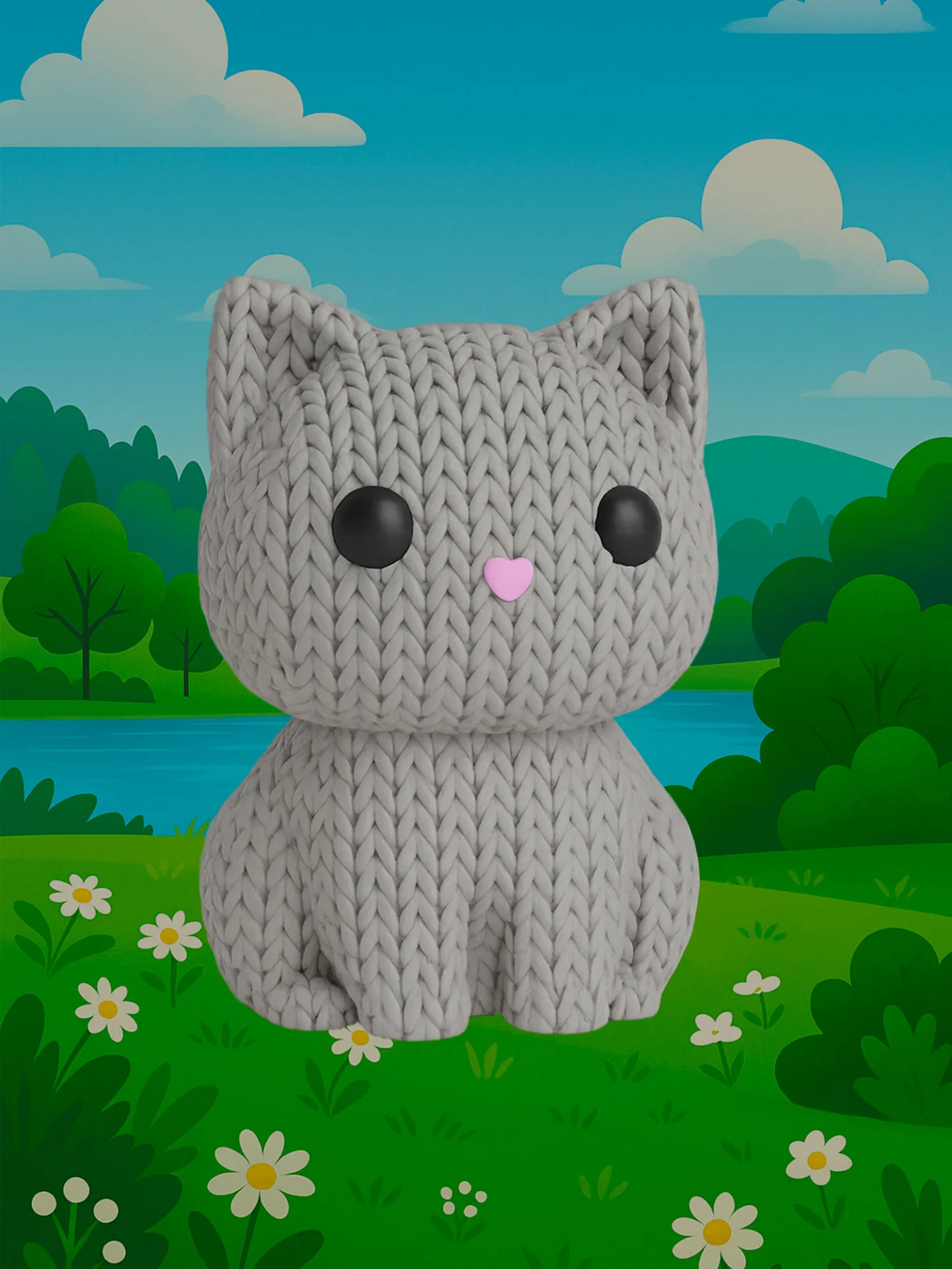 Котик - Вязаная семейка